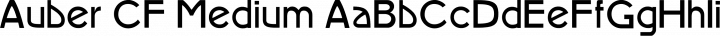 Auber CF Medium free font