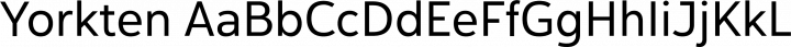 Yorkten font family by insigne design