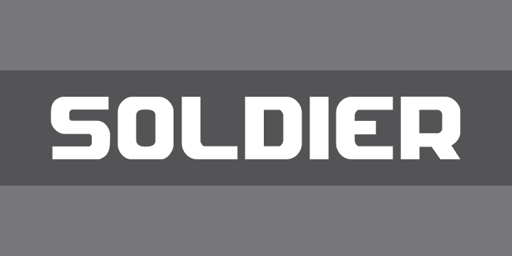 Soldier | Font Zillion