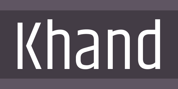 Khand Font Free By Indian Type Foundry Font Squirrel