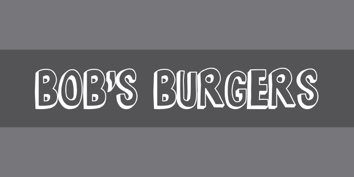 Bobs Burgers Font Zillion