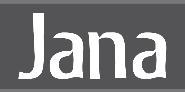 Jana | Font Zillion