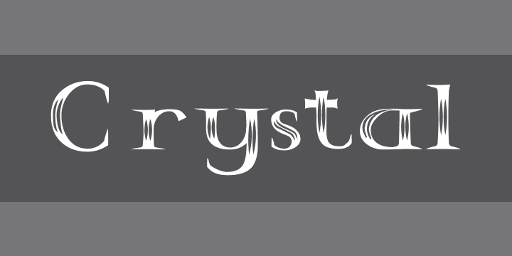 Crystal | Font Zillion