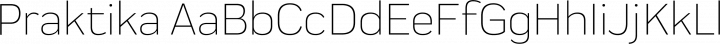 Praktika font family by Fenotype