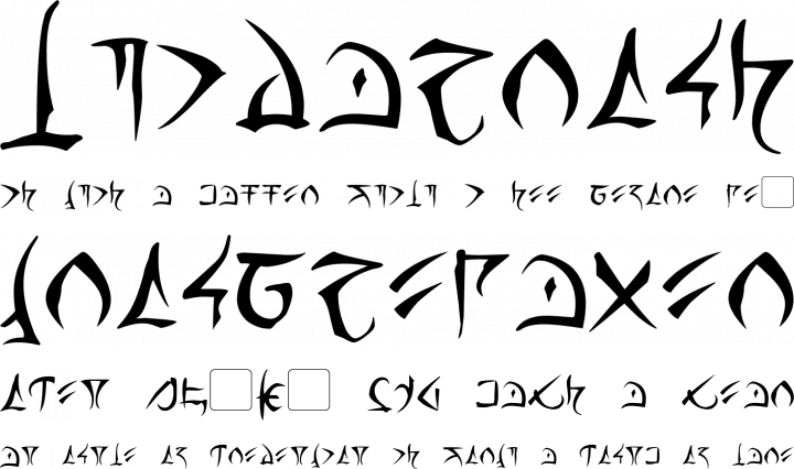 Barazhad | Font Zillion